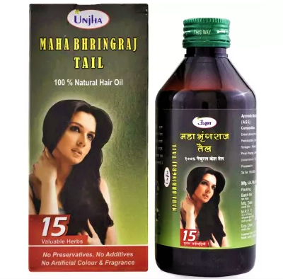 Unjha Ayurvedic Pharmacy Maha Bhringraj Tail 100 Ml
