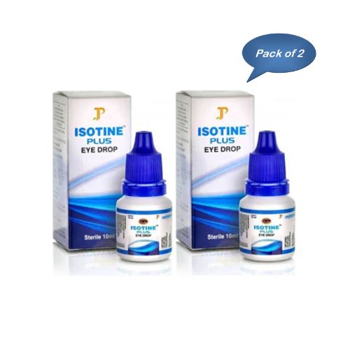 Jagat Pharma Isotine Plus Eye Drop 10 Ml (Pack Of 2)