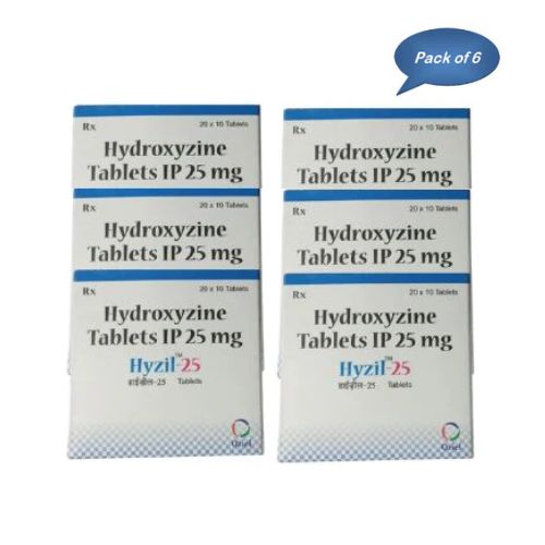 Oziel Hyzil-25 10 Tablets (Pack Of 6)