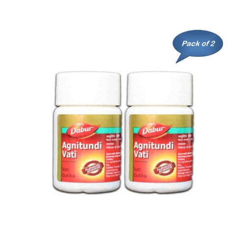 Dabur Agnitundi Vati 80 Tablets (Pack Of 2)