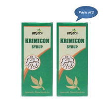 Anjani Pharmaceuticals Krimicon Syrup 200 Ml - Pack of 2 | Ayurvedic Anti-Worm, Intestinal Parasite Control & Gut Health