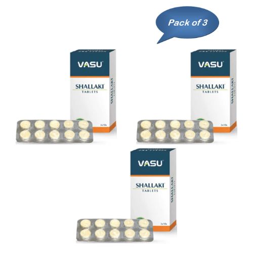 Vasu Shallaki 10 Tablets (Pack Of 3)