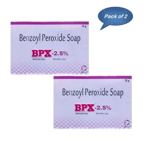 Oziel Bpx - 2.5% Medicated Soap 75 Gm (Pack Of 2)