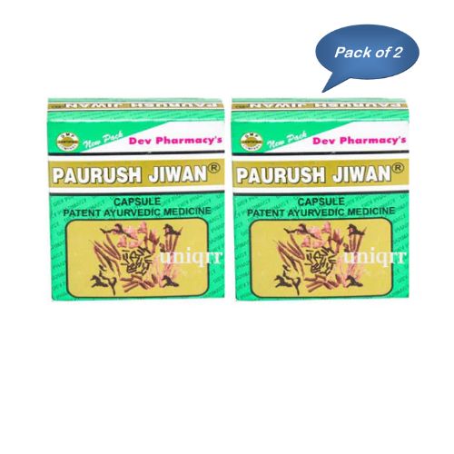 Dev Pharmacy Paurush Jiwan 60 Capsules (Pack Of 2)