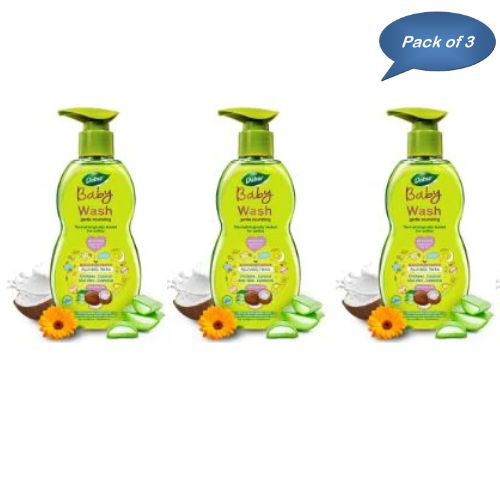 Dabur Baby Wash 60 Ml (Pack Of 3)