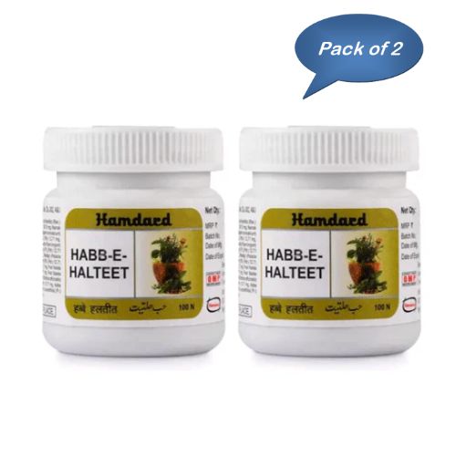 Hamdard Habb-E-Halteet 100 Tablets (Pack Of 2)