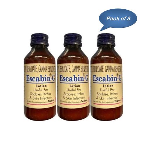 Technopharm Pvt Ltd Escabin-G Lotion 100 Gm (Pack of 3)