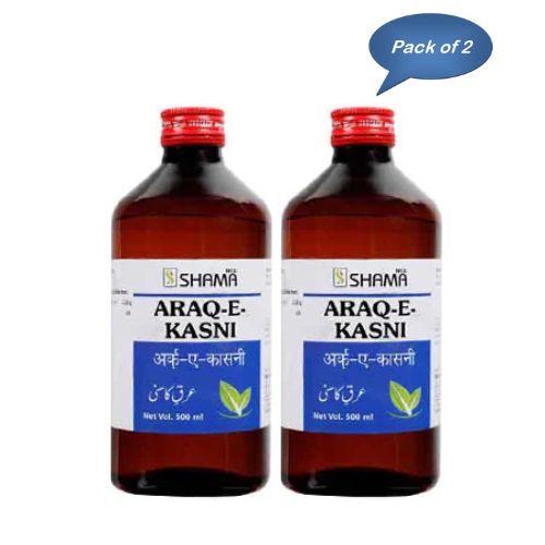 New Shama Araq-E-Kasni 500 Ml (Pack Of 2)