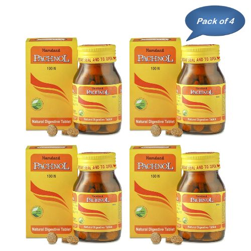 Hamdard Pachnol 100 Tablets (Pack Of 4)