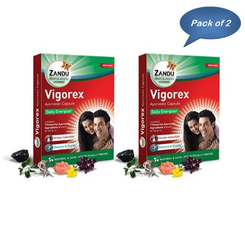 Zandu Vigorex Gold 10 Capsules (Pack Of 2)