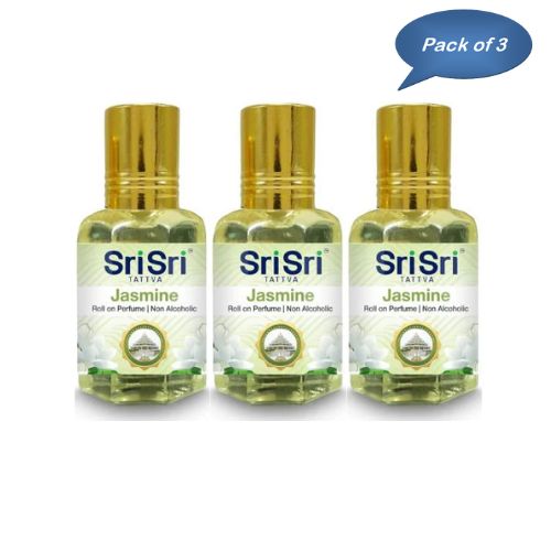 Sri Sri Tattva Jasmine Roll On Perfume 10 Ml (Pack Of 3)