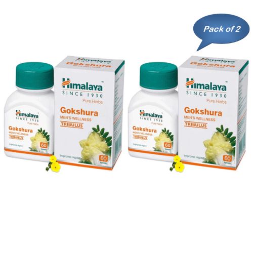 Himalaya Gokshura 60 Tablets (Pack Of 2)