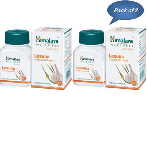 Himalaya Lasuna 60 Tablets (Pack Of 2)