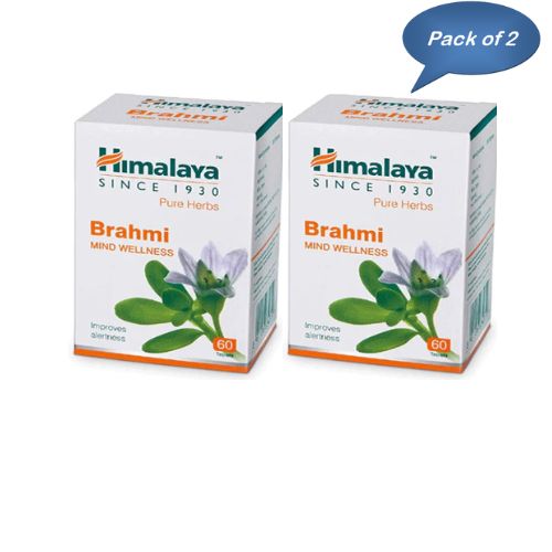 Himalaya Brahmi 60 Tablets (Pack Of 2)