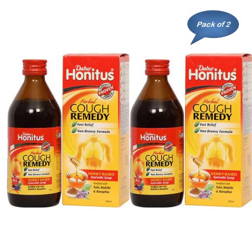 Dabur Honitus Cough Syrup 200 Ml (Pack Of 2)