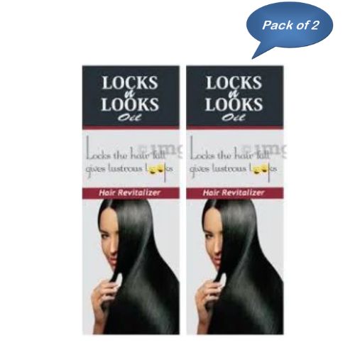 Shree Dhanwantri Herbals Locks-N-Looks Shampoo 100 Ml (Pack Of 2)