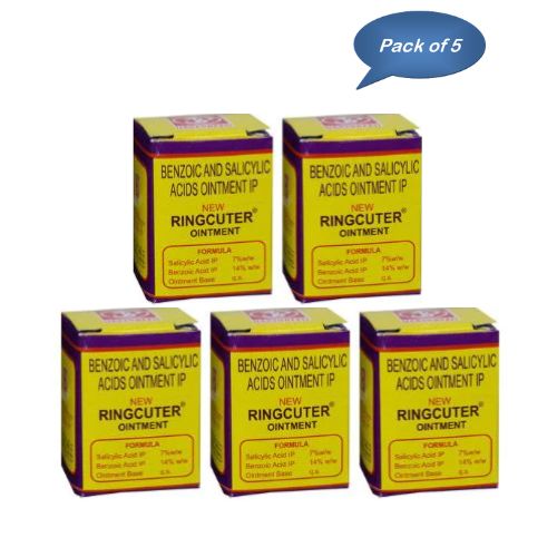 Jagsonpal Pharmaceuticals Ltd. Ringcuter Ointment 14 Gm (Pack Of 5)