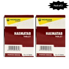 Nagarjuna Ayurveda Haematab 100 Tablets(Pack of 2)