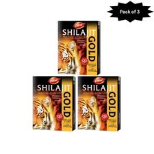 Dabur Shilajit Double Gold 10 Capsules(Pack of 3)