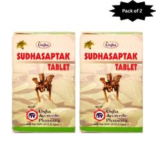 Unjha Ayurvedic Pharmacy Sudhasaptak 100 Tablets(Pack of 2)