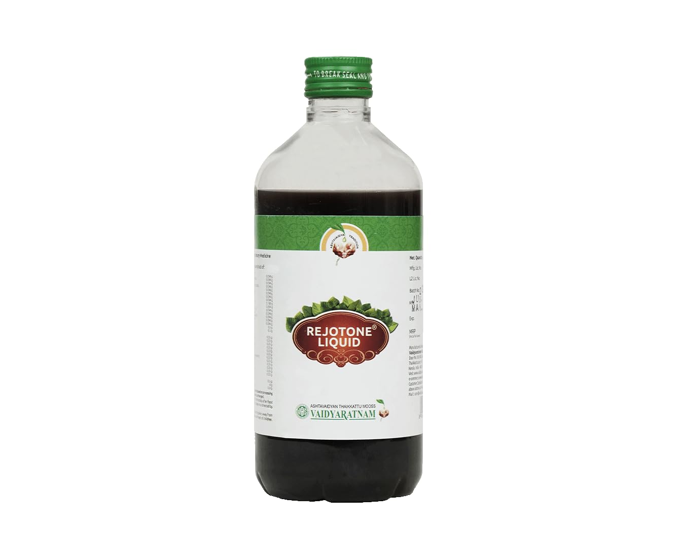 Vaidyaratnam Rejotone Liquid 450 Ml