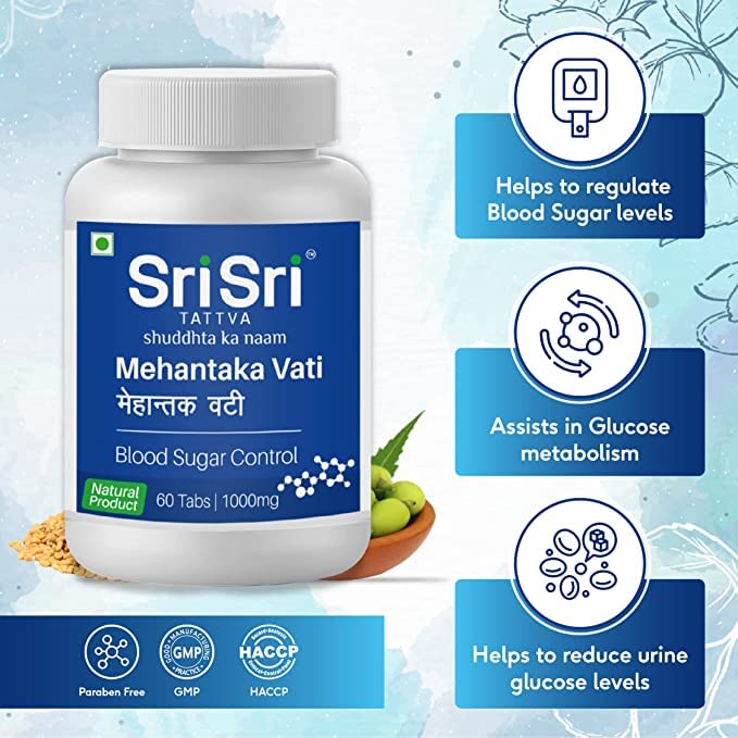 Sri Sri Tattva Mehantaka Vati 60 Tablets (Pack of 2)