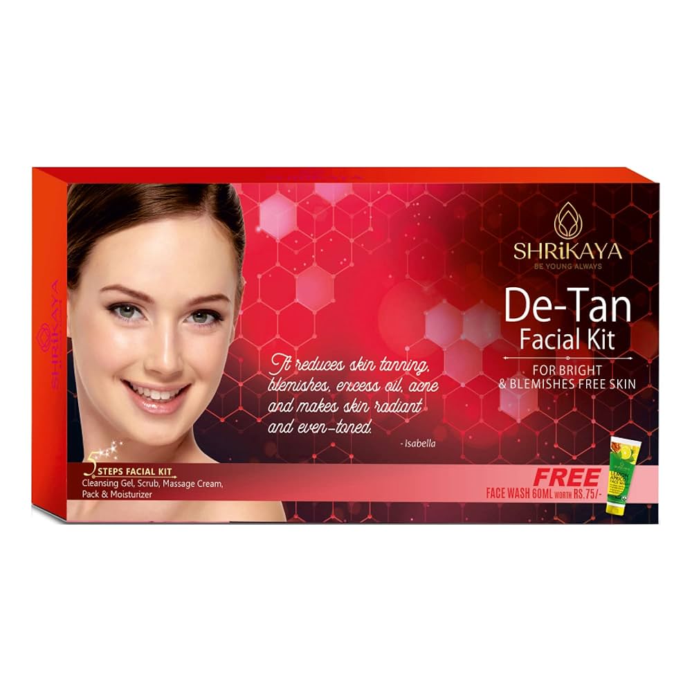 Alna Shrikaya  De-Tan Facial Kit 80 Gm