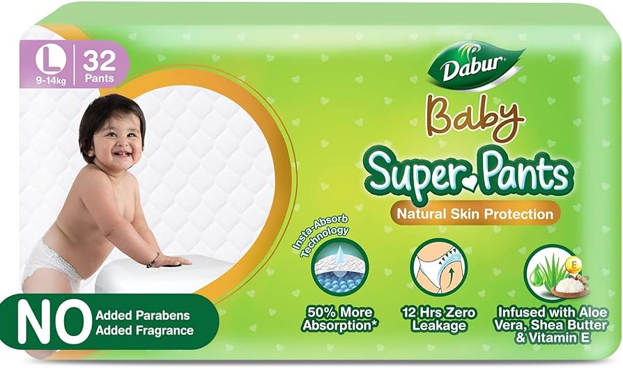 Dabur Baby Super Pants (Large) 32 Pants