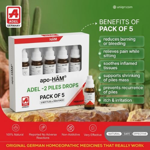 Adel Germany Adel 2 (Piles Drop) 20 Ml (Pack of 5)