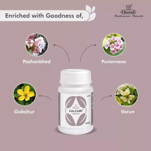 Charak Pharma Calcury 60 Tablets