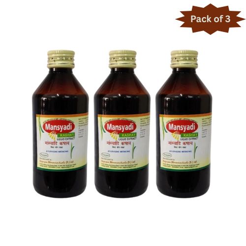 Nagarjun (Gujarat) Mansyadi Kashay 200 Ml (Pack of 3)