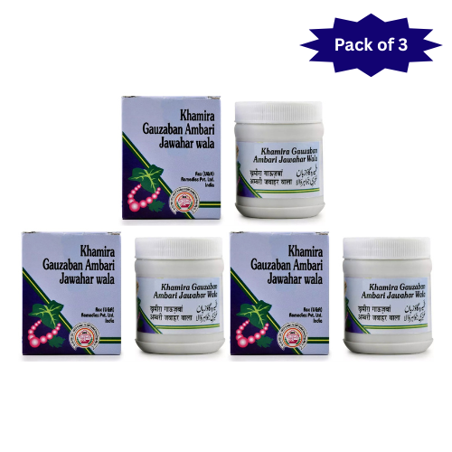 Rex Remedies Khamira Gawzaban Ambari Jawaharwala 60 Gm (Pack of 3)