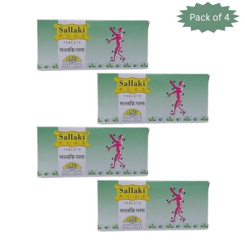 Gufic Biosciences Ltd Sallaki Plus 10 Tablets (Pack of 4)