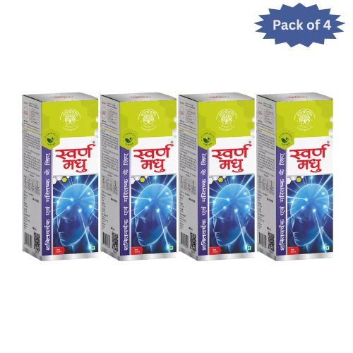 Dhanwantri Pharmaceutical Swarn Madhu Syrup 180 Ml (Pack of 4)