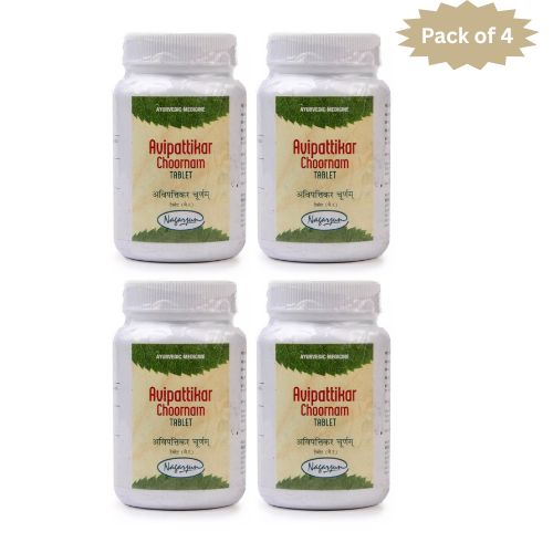 Nagarjun (Gujarat) Avipattikar Choornam Tablet 50 Gm (Pack of 4)