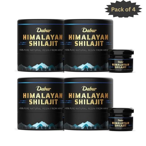 Dabur Himalayan Shilajit 10 Gm (Pack of 4)