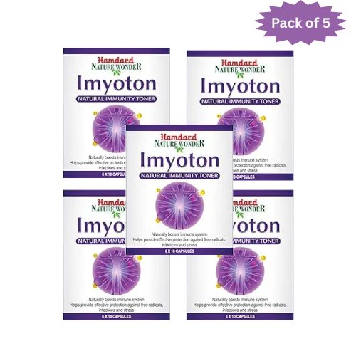 Hamdard Imyoton 60 Capsules(Pack of 5)