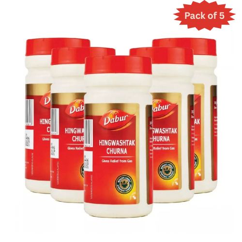 Dabur Hingwashtak Churna 60 Gm (Pack of 5)