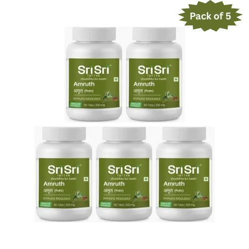 Sri Sri Tattva Amruth 60 Tablets (Pack of 5)