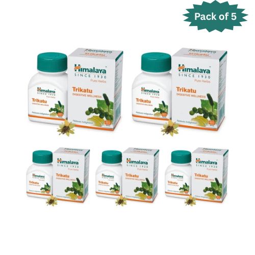 Himalaya Trikatu 60 Tablets (Pack of 5)