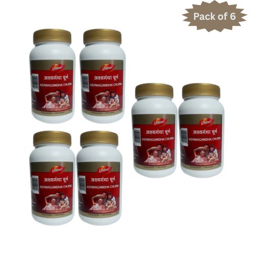 Dabur Ashwagandha Churna 100 Gm (Pack of 6)