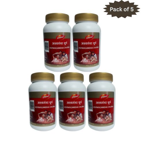 Dabur Ashwagandha Churna 100 Gm (Pack of 5)
