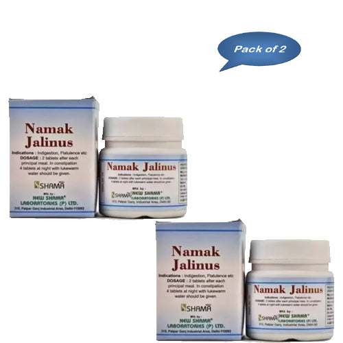 New Shama Namak Jalinus 100 Tablets (Pack Of 2)