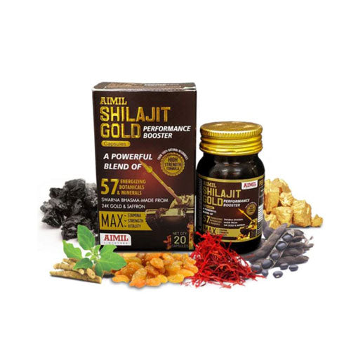 Aimil Shilajit Gold 20 Capsules