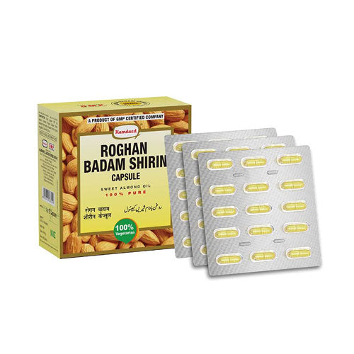 Hamdard Roghan Badam Shirin 60 Capsules