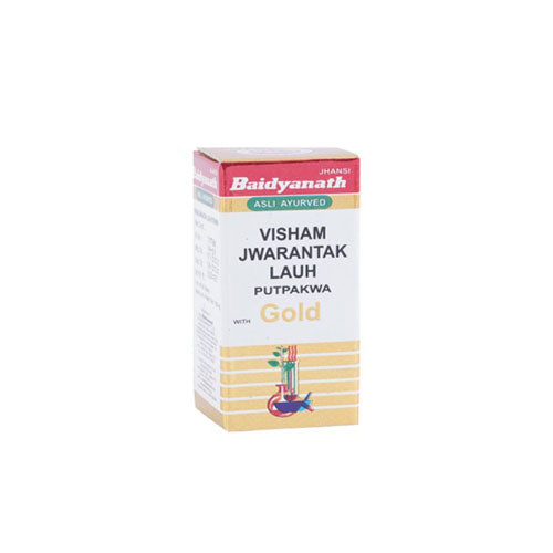 Baidyanath (Jhansi) Visham Jwarantak Lauh (Putpakwa) Gold 10 Tablets