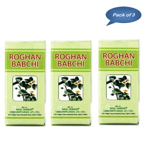 New Shama Roghan Babchi 10 Ml (Pack Of 3)