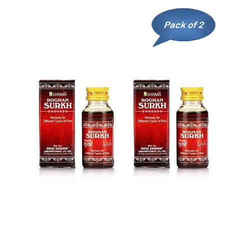New Shama Roghan Surkh 60 Ml (Pack of 2)