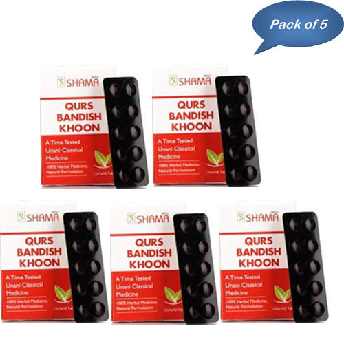 New Shama Qurs Bandish Khoon 10 Tablets