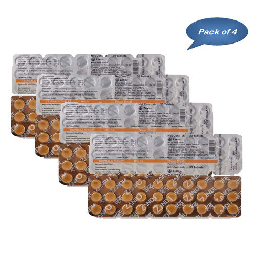 Zandu Triphala 30 Tablets (Pack Of 4)
